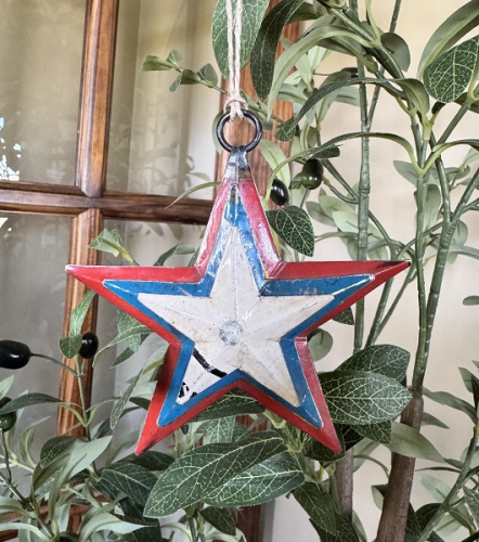 AMERICANA STAR ORNAMENT *NEW* AVAIL JAN 2026